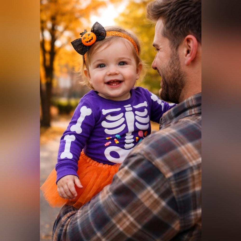 CARTER'S HALLOWEEN TOP GIRL 12 MONTHS